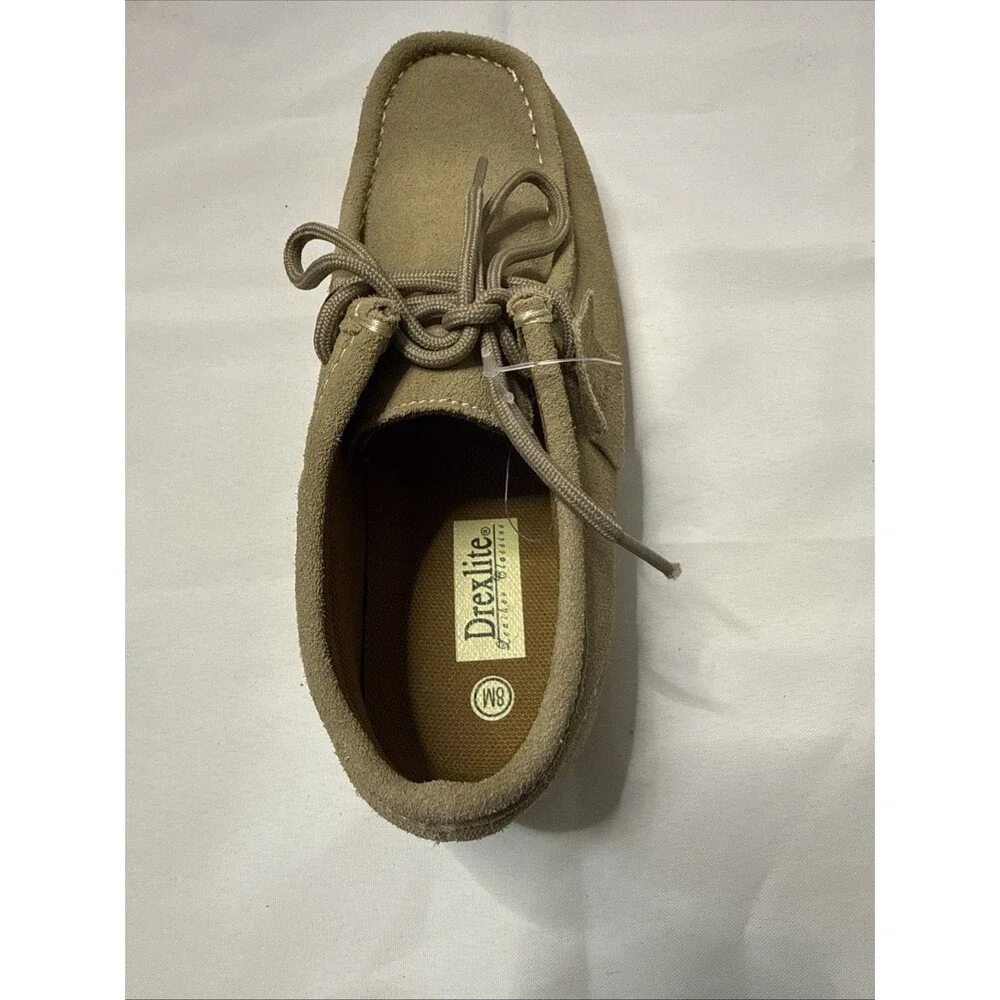 Drexlite Women’s Size 8 Tan Suede Lace Up Shoe - Picture 6 of 6